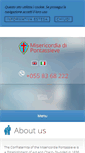 Mobile Screenshot of misericordiapontassieve.org